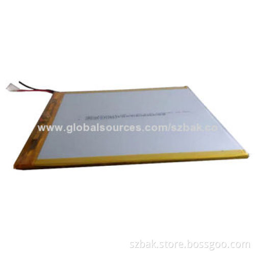 Factory Ultra-thin Rechargeable 3.7V Lithium Polymer Batteries 2,500mAH, OEM Services Available